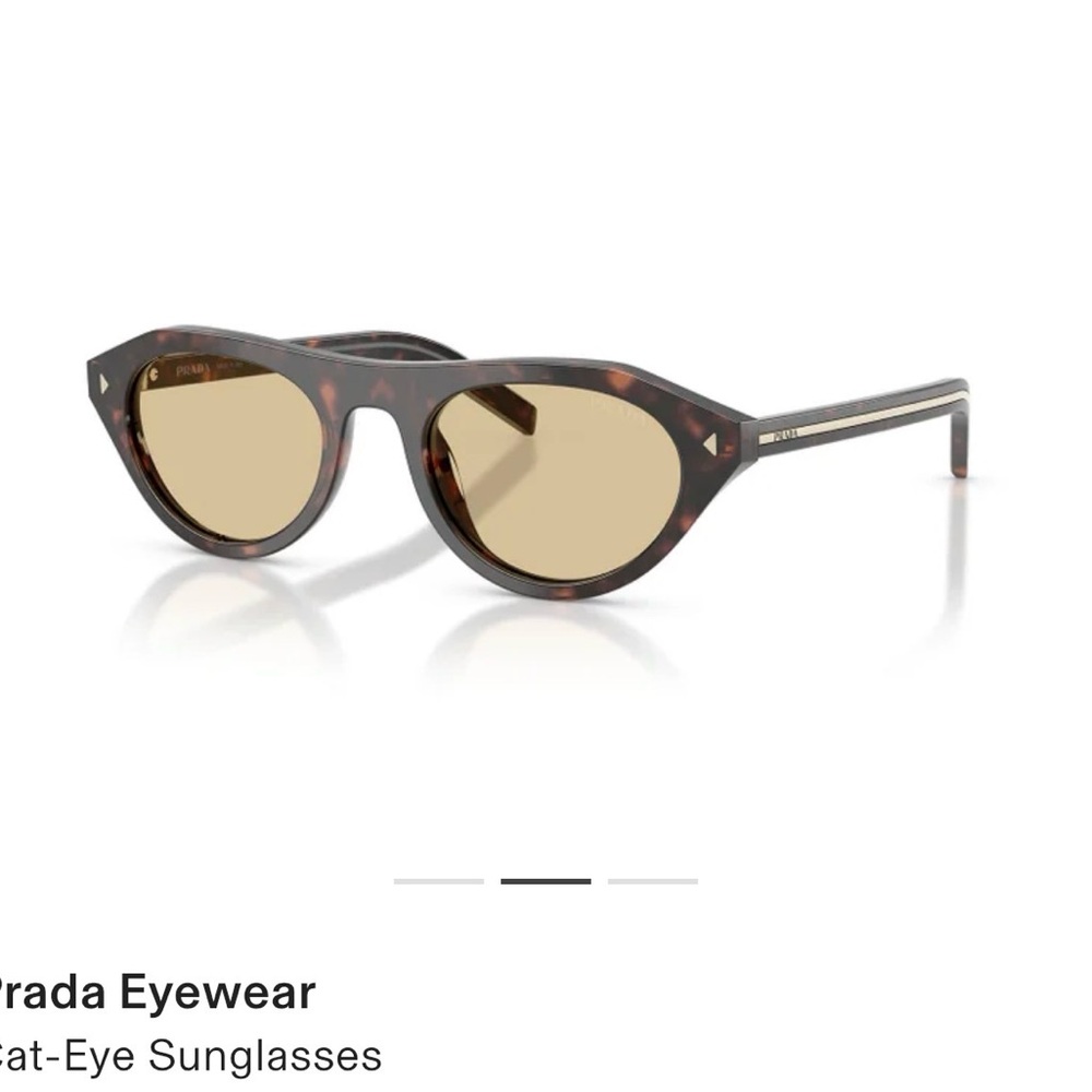 Prada Tortoiseshell Cat-Eye Sunglasses